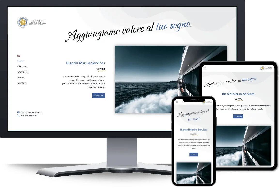 sito web professionista navale pisa adp webdesign 1